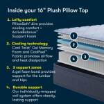 Serta Five Star Mattress - 16" Plush Pillow Top - Twin - Image 10