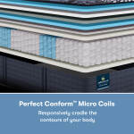 Perfect Sleeper X Max 15" Hybrid Plush Pillow Top Mattress Low Profile Set -Full - Image 8