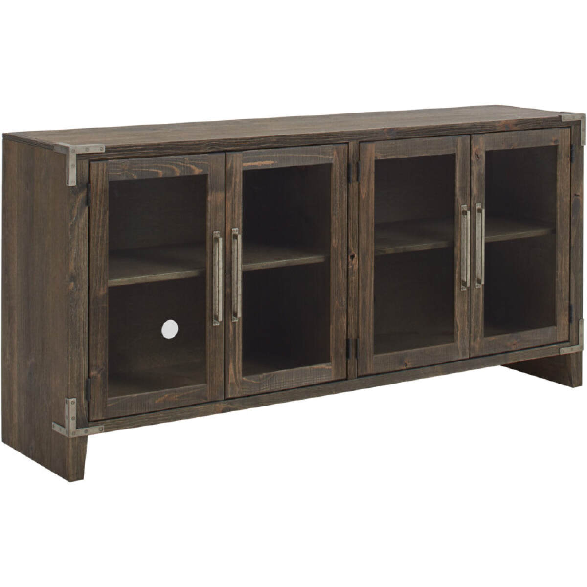 296d174a7b5700c377d616f2d99f778b Quincy 66" Console W/ 4 Doors WDJ1240-BDL - Image 1