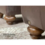 Noble - Leather Club Chair - Dark Walnut - C64DWLU - Image 11