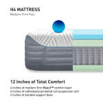 H4 Hybrid Mattress, Cal King - Image 6