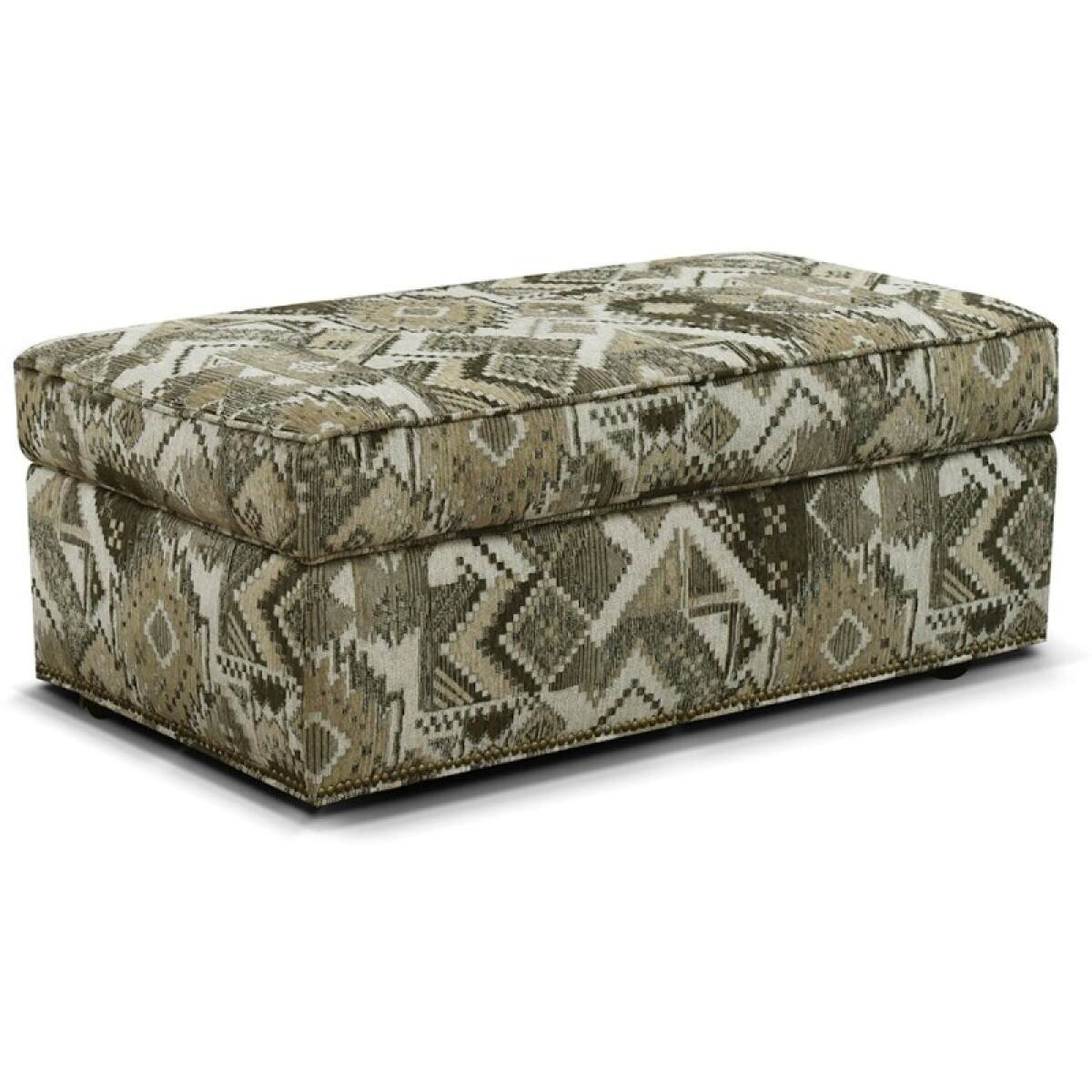 2af19f3266efb14fbbc5ce7da6b567fb June Storage Ottoman With Nails - Image 1