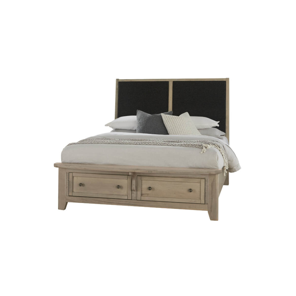 2c4a1502a79c52ba61b9b178e41f530c Woodbridge Upholstered Bed With Storage -black - 821-551-053-050B-502-555; 821-661-063-066B-502-666 - Image 1