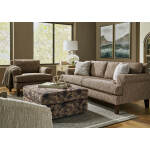 Lumira - Transitionally-styled Sofa W/ 2 Pillows - Dark Walnut - S21DW - Image 12
