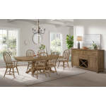 Colonial Oak Arrow Arm Chair - Image 5