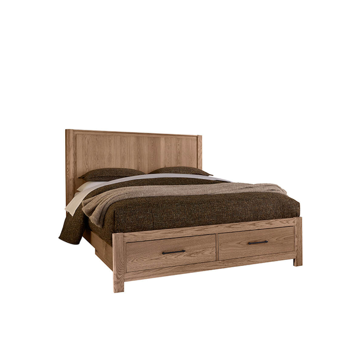 2cf9be9fabc63727782a00706f357ba8 Lodge & Loft Radius Poster Bed With Footboard Storage - 842-558-050B-502-555; 842-668-066B-502-666 - Image 1