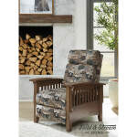 Tuscan - High Leg, Mission-style Recliner - Distressed Pecan - 2L20DP - Image 7