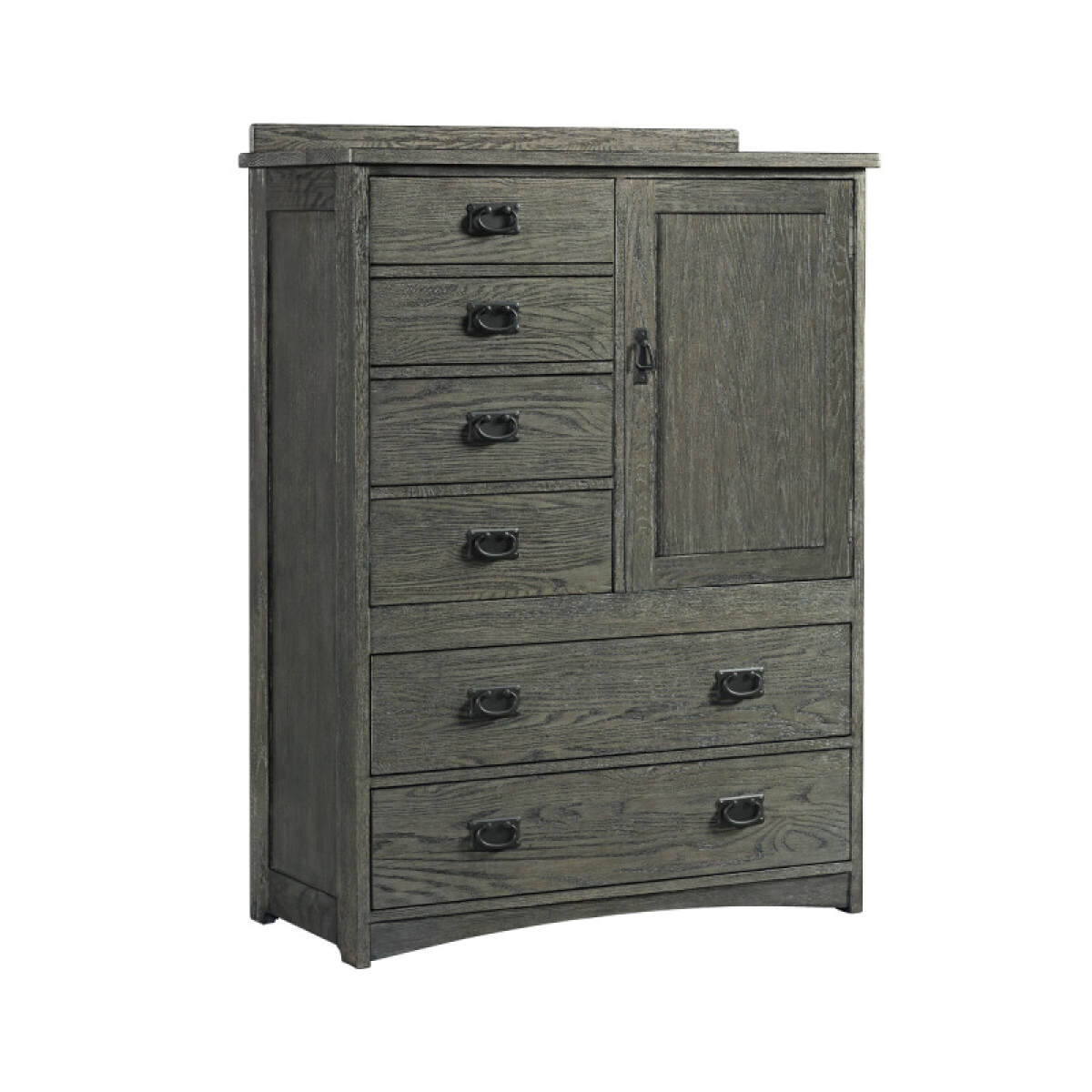 2e756aee3875763710f0149413b450e5 Oak Park Door Chest | Pewter - Image 1