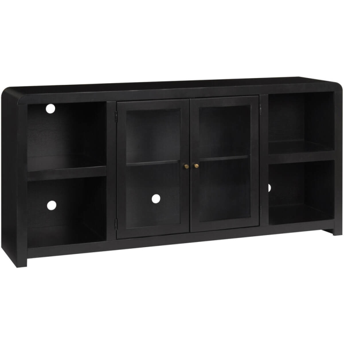 2e89ccb2c7193cb2259b6b0acaff8fc3 Taylor 71" Console W/ 2 Doors MYY1250-BLK - Image 1