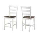 Kona Ladder Stool | Gray and White - Image 3