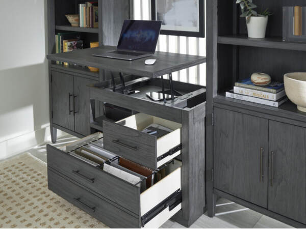 Preston Workstation Combo File W/ Lift Top - Image 6