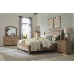 Cambridge Queen Sleigh Bed Hb - Image 7