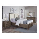 Woodbridge Upholstered Bed With Storage -white - 820-551-051-050B-502-555; 820-661-061-066B-502-666 - Image 3