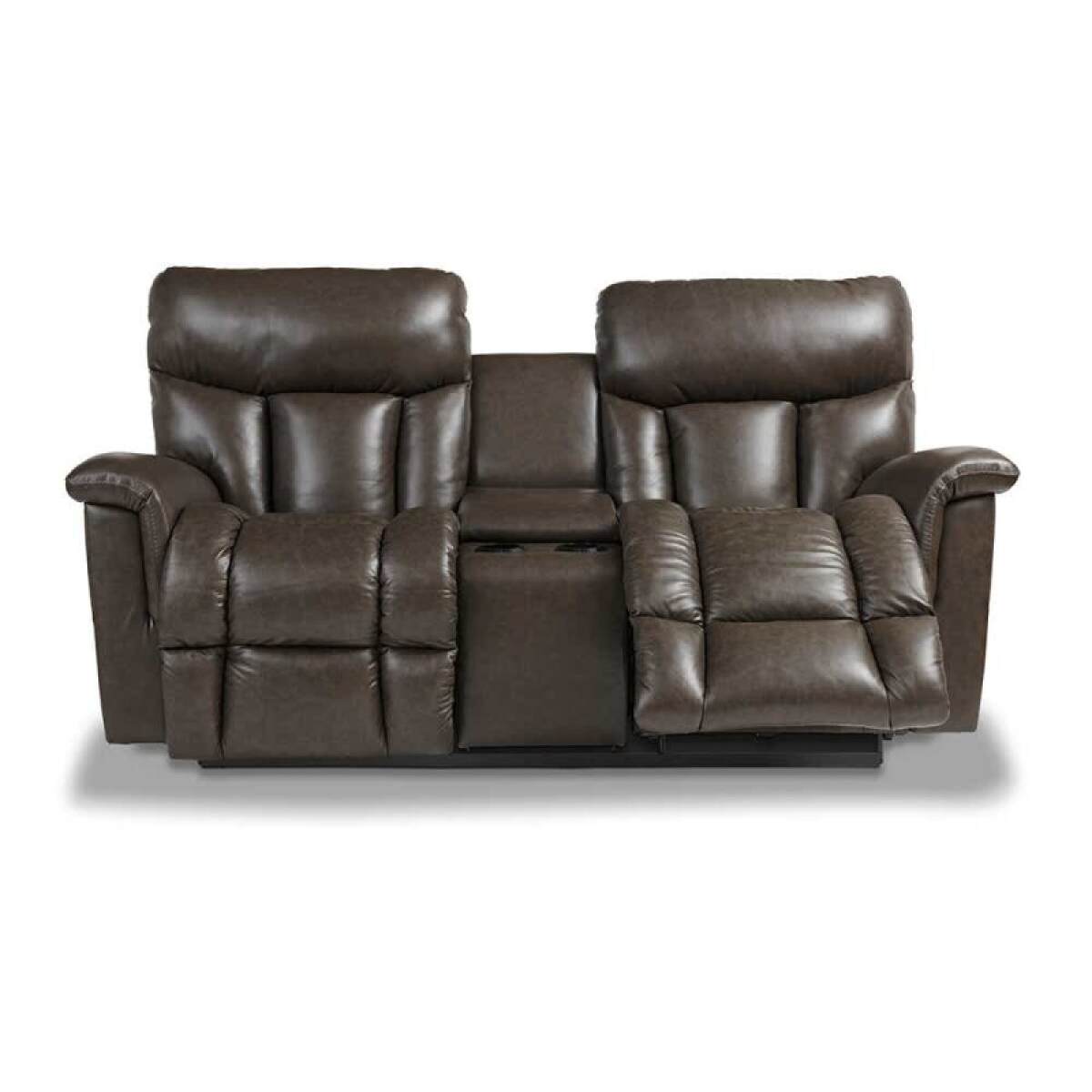 314906fbbf5c984501b609e75a581b69 Mateo Power Wall Reclining Loveseat W/ Console Headrest & Lumbar - Image 1