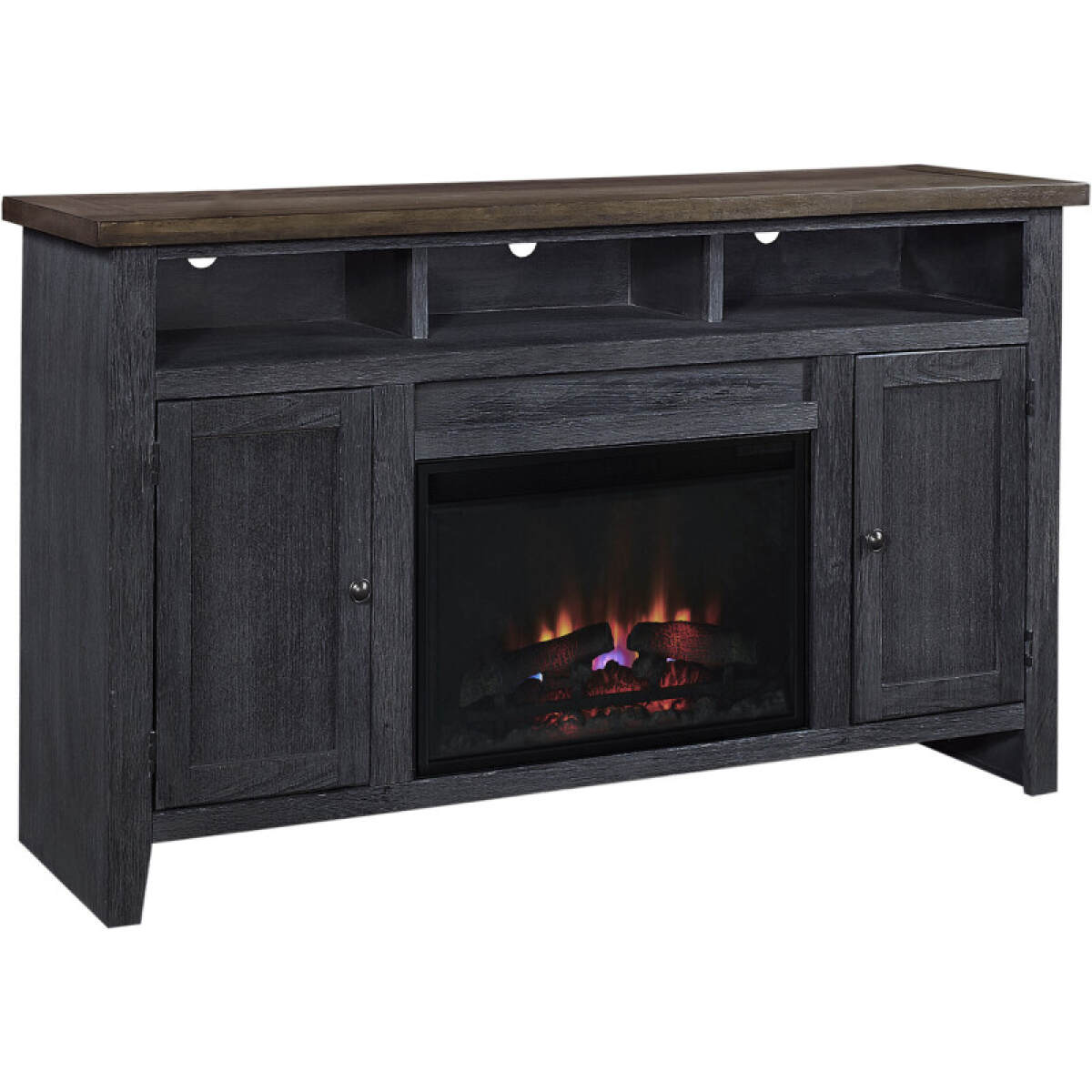 31655282b116e2447d4ad8f149737b44 Eastport 65" Fireplace Console W/ 2 Doors - Image 1