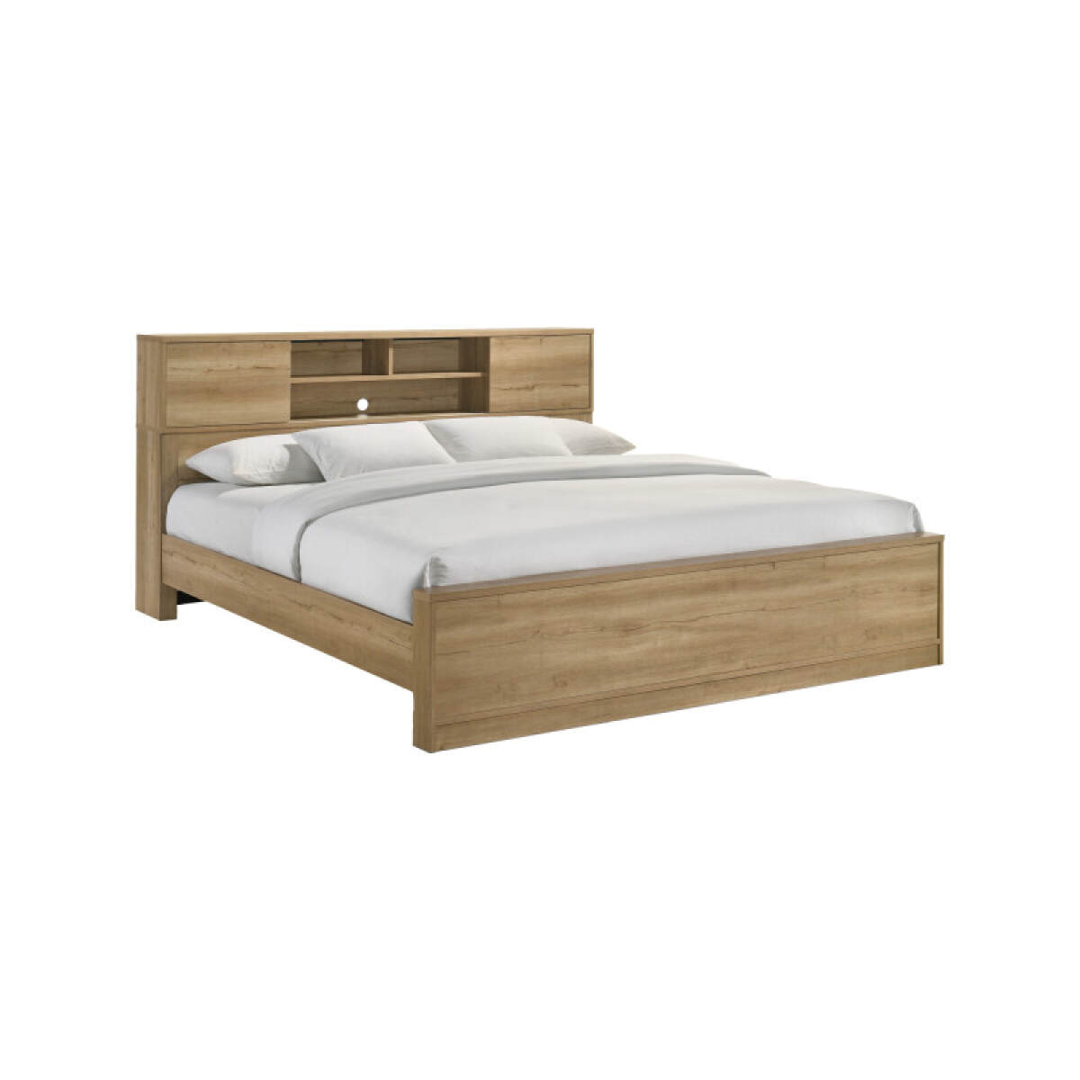 3285b959b9c797a25c8c574df38aaccf Vega King Bookcase Bed - Image 1