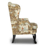 Sylvia - Wing Back Chair - Antique Black - FS0710ABX2 - Image 11