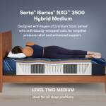 Serta® Iseries® Nxg™ Mattress - 3500 Hybrid Medium - Split Head King - Image 6