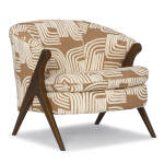 Tatiana - Retro Accent Chair - Espresso - 3850E