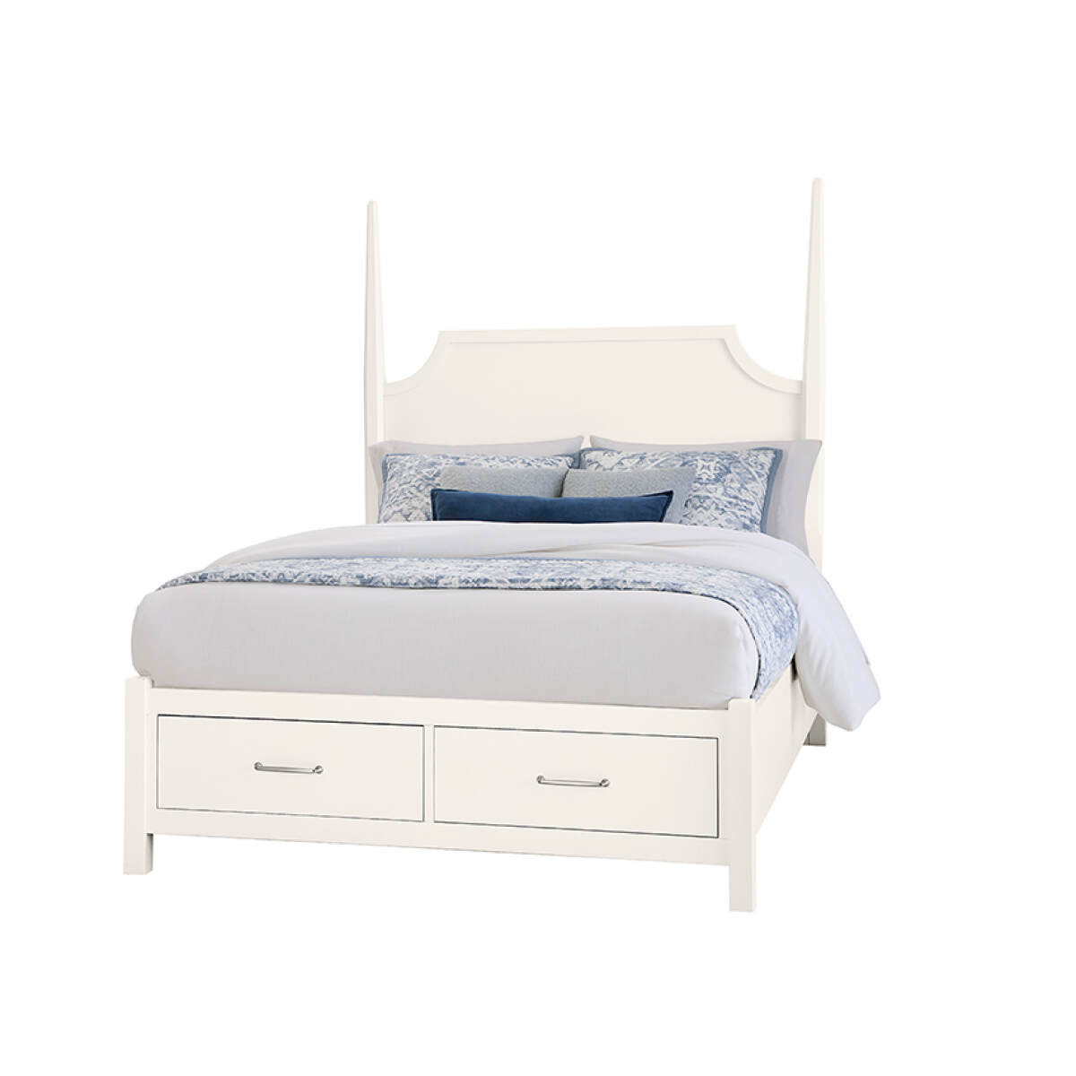 340f57699b20a9425409656237c478d6 Tide & Timber Pencil Poster Bed With Footboard Storage - 834-558-050B-502-555T,834-668-066B-502-666T - Image 1