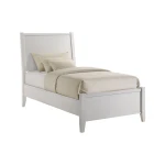 Andover Twin Panel Bed | White