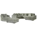 Lindyn 4-Piece Sectional, Chair and Ottoman