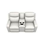 Emmons Power Reclining Loveseat W/ Headrest, Lumbar & Console - Image 3