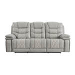 Cody Dual-Power Sofa | Light Grey - Image 3
