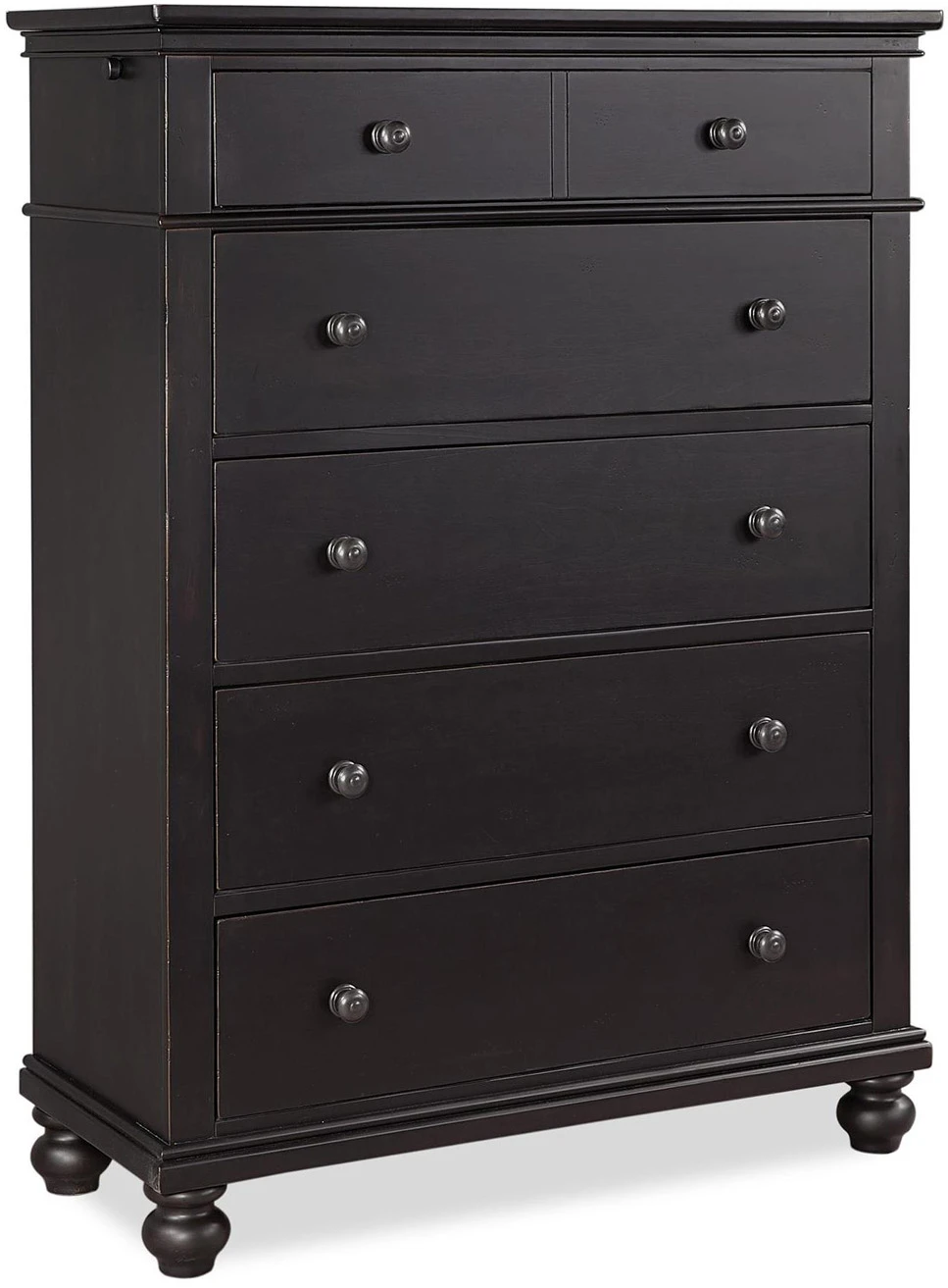 38d557696ff69a0825ea0a529f714eed Oxford 5 Drawer Chest I07-456-BLK-2 - Image 1