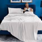 Hyper-Wool Flannel Performance® Sheet Set - Bright White / Queen - Image 3
