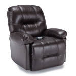 Zaynah - Top Grain Leather, Pillow Back & Arms Recliner - 9MP24LV - Image 8