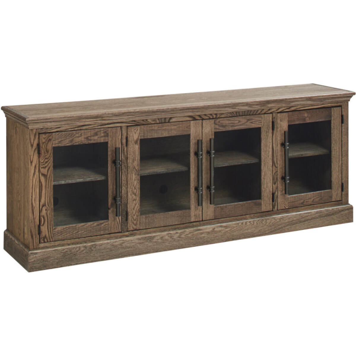 3b7ccff5a4f8f411cfcdae15ec3a8931 Manchester 85" Console W/ 4 Doors WKM1260-BRN - Image 1
