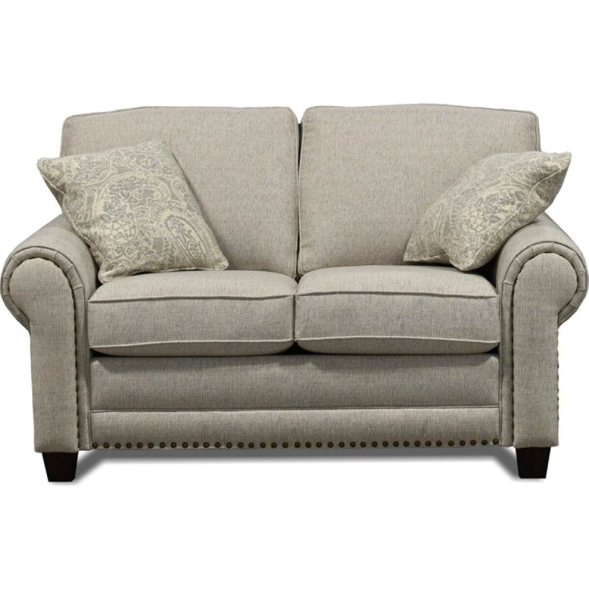3c1c982282cd1b23170388367296e929 Silas Loveseat With Nails - Image 1