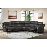 Wainwright Dual-Power Sectional Set | Charcoal Gray - Image 5