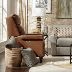 Prima - High-leg Recliner - Dark Walnut - 3L40DW - Image 7