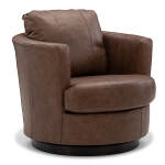 Tina - Pillowed Back Swivel Chair - Matching Body Fabric - 2998