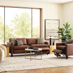 Traftly - Modern Styled Incliner Sofa - Dark Walnut - S100RI4DW - Image 11