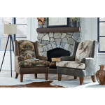 Andrea - Wing Back Chair - Dark Walnut - FS0170DWMFX1 - Image 7