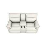 Jay Power Reclining Loveseat W/ Headrest, Lumbar & Console - Image 3