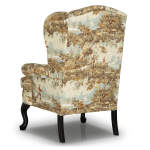 Sylvia - Wing Back Chair - Antique Black - FS0710ABX2 - Image 12