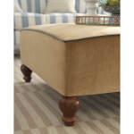 Renelle - Cocktail Ottoman - Dark Walnut - 9990DW - Image 6