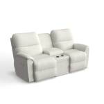 Brooks Power Reclining Loveseat W/ Console Headrest & Lumbar - Image 3