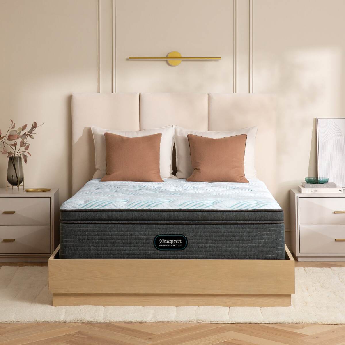 4519a03bd22b28aa722e0f7e3d048a7e Beautyrest Pressuresmart - Lux Plush Pillow Top / Queen - Image 1