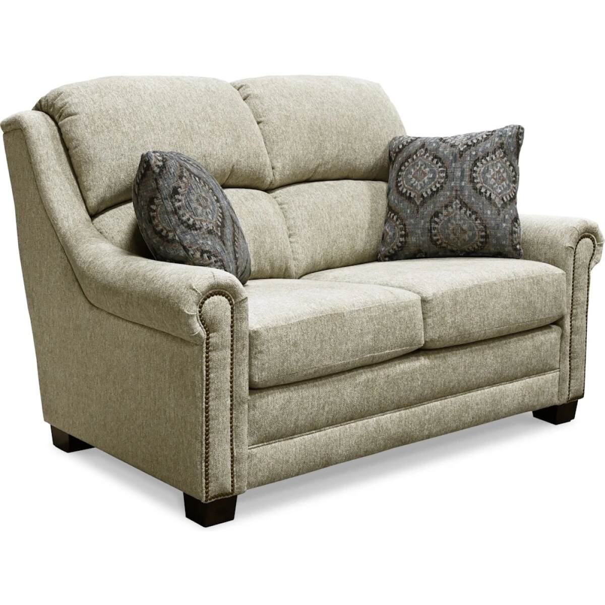 460bf1413ff116cc449cfa28747542e0 Dawson Loveseat With Nails - Image 1