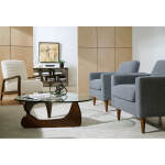 Trafton - Modern, Club Chair - Dark Walnut - C10DW - Image 21