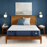 iComfortPro Granby 11.5" Latex Foam Extra Firm Mattress Low Profile Set -Queen