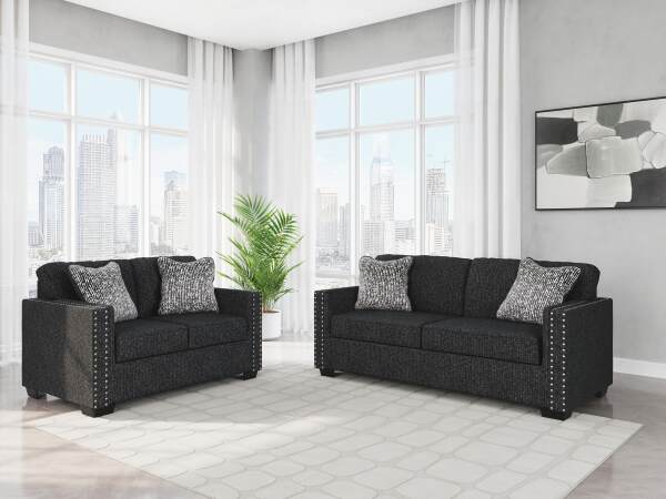 Jasmine Peaks Sofa and Loveseat - Image 3