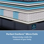 Perfect Sleeper X Max 14.25" Hybrid Medium Mattress Low Profile Set -King - Image 8