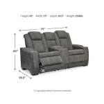 Next-Gen Durapella Power Reclining Loveseat with Console - Image 15
