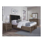 Woodbridge Upholstered Bed With Storage -black - 820-551-053-050B-502-555; 820-661-063-066B-502-666 - Image 3